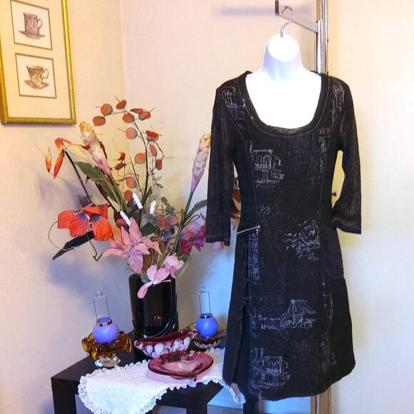 NWT Simon Chang Well Tailored Lined Dress Spring Fall Dress Size 8 - Picture 3 of 8